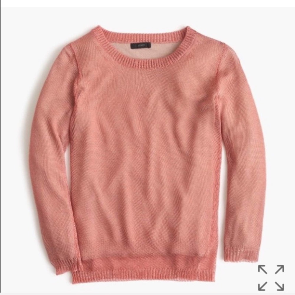 J. Crew Collection Copper Metal Twist Sweater NWT